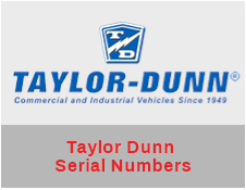 Taylor-Dunn® Serial Numbers
